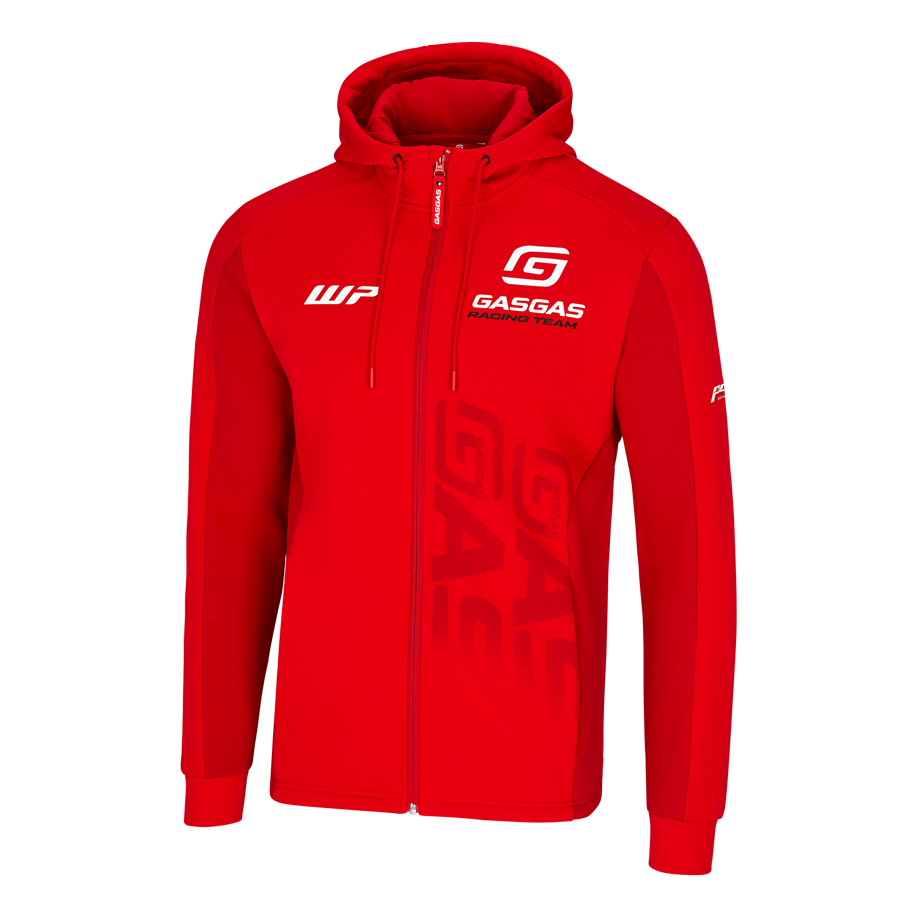 Bluza z kapturem Team z zamkiem błyskawicznym