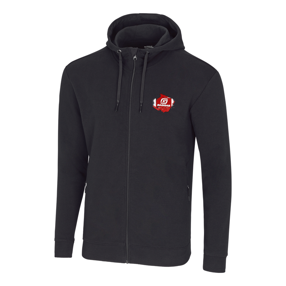 Bluza Full Gas z kapturem i zamkiem błyskawicznym
