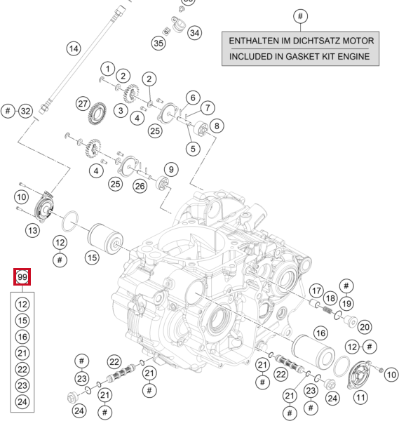 ZESTAW SERWISOWY FILTRA OLEJU 690
