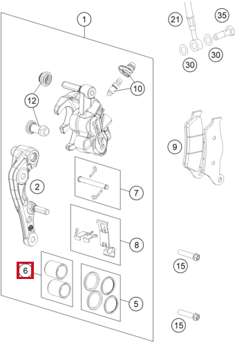 Zestaw naprawczy tłoka